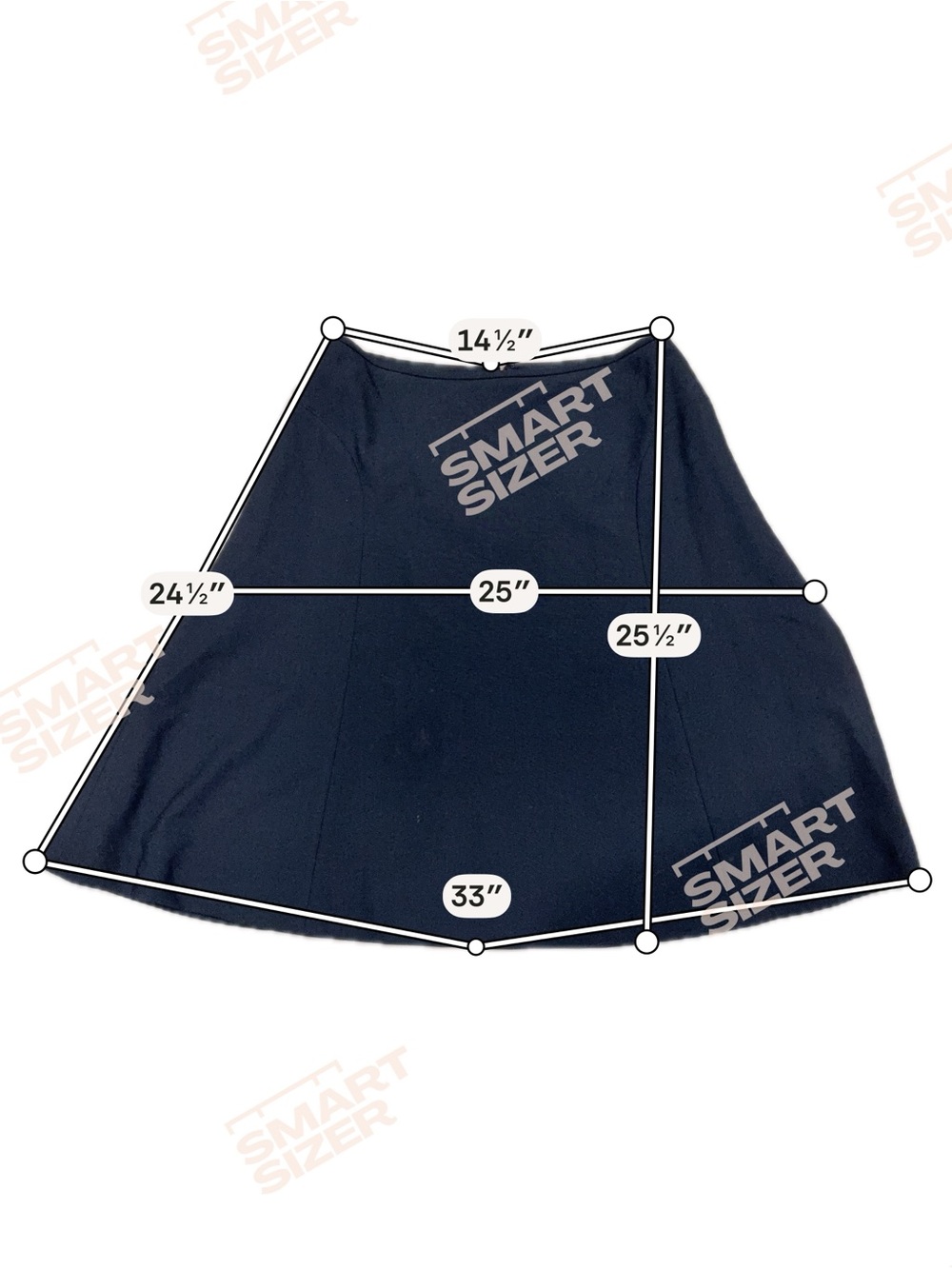 Calvin Klein Black A-Line Skirt 6 - Picture 2 of 4